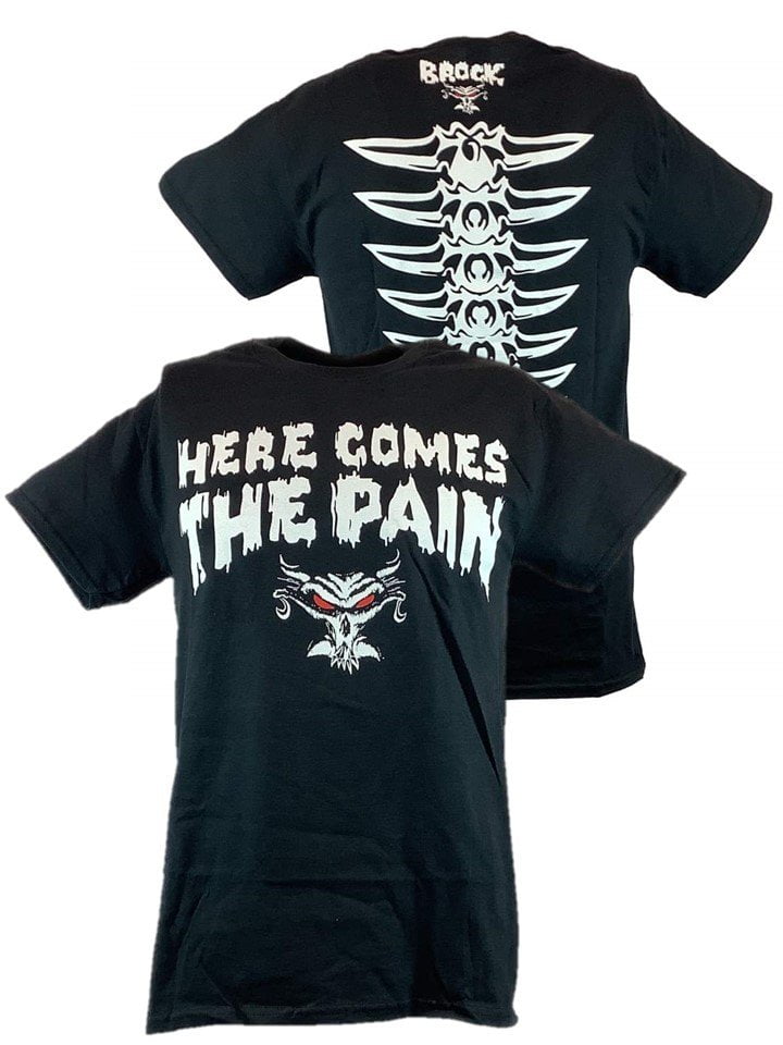 Brock Lesnar Here Comes The Pain Mens Black T-shirt S 