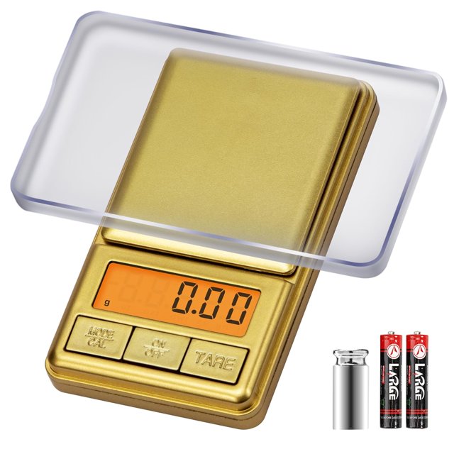 shiyou-Precision Digital Pocket Scale 300x0.01g Accuracy,Mini Scale for Reloading/Food/Jewelry Scale,Small Kitchen Scales Digital Weight Grams with Backlit LCD,Tare Function,6 Units and Battery