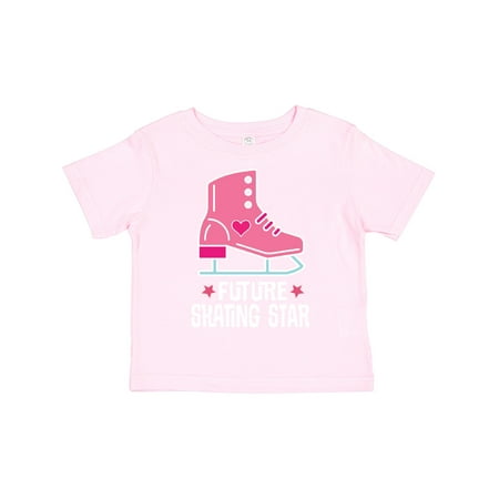 

Inktastic Skate Future Skating Star Girls Gift Toddler Toddler Girl T-Shirt