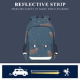 thumbnail image 5 of FORMRS Unisex School Backpack 17" Student Travel Bag with Laptop Compartment, Capybaras Swimming, 5 of 7