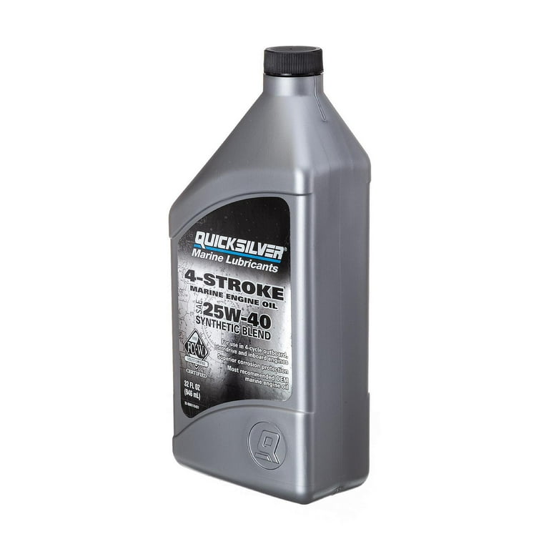 Quicksilver 8M0116451 Synthetic Blend Four Stroke Oil - SAE