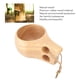 thumbnail image 3 of Copa de Agua de Madera ANGGREK Diseño Ergonómico 200ML Natural con Asa para Vino leche, 3 of 8