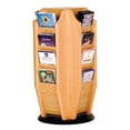 thumbnail image 3 of Wooden Mallet Cascade Spinning Countertop Display w with 16 Brochure Pockets - Medium Oak, 3 of 3