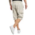 thumbnail image 2 of SAYOO - Pantalones cortos de carga para hombre, elásticos, cómodos, con cordón, informales, con múltiples bolsillos para hacer ejercicio, trotar, correr SAYOO  Casual, 2 of 9