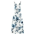thumbnail image 5 of Joau Womens Vintage Printed Sleeveless Baggy Maxi Dress Summer Casual V Neck Loose Flowy Long Dress Evening Party Holiday Beach Sundress, 5 of 5