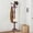 Framed mahogany, variant on Solid Wood Coat rack stand, Heavy duty Coat Tree with 14 Hooks, Adjustable Height standing coat rack for Entryway, Hallway, Bedroom, Bags, Hats