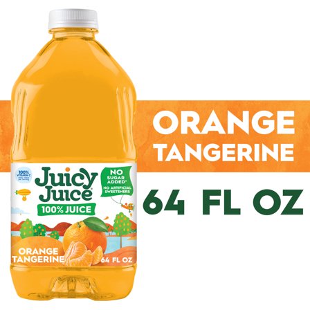 Juicy Juice 100% Juice, Orange Tangerine, 64 fl oz Bottle