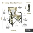 thumbnail image 6 of Creative Outdoor Folding Rocking Chair Beach Chair for Camping and Picnic, Earh Diamond, 6 of 7