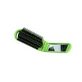 thumbnail image 2 of Peine de viaje Soidarity Cepillo de pelo plegable Profesional de doble Tamaño color Verde, 2 of 6