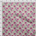 thumbnail image 4 of oneOone Velvet Light Yellow Fabric Flora Craft Projects Decor Fabric Printed By The Yard 58 Inch Wide-HY, 4 of 4