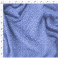 thumbnail image 4 of Soimoi Blue Poly Georgette Fabric Dot & Floral Print Sewing Fabric BTY 52 Inch Wide, 4 of 6