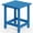 Blue, variant on Harbweb Outdoor Adirondack Side Table, HDPE 14.7" Patio Side Table for Patio, Aqua
