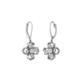 thumbnail image 3 of ARAIYA FINE JEWELRY 14K White Gold Round Lab-Grown Diamond Dangle Earrings (1/3 cttw, VS1 Clarity, D-E Color), 3 of 7