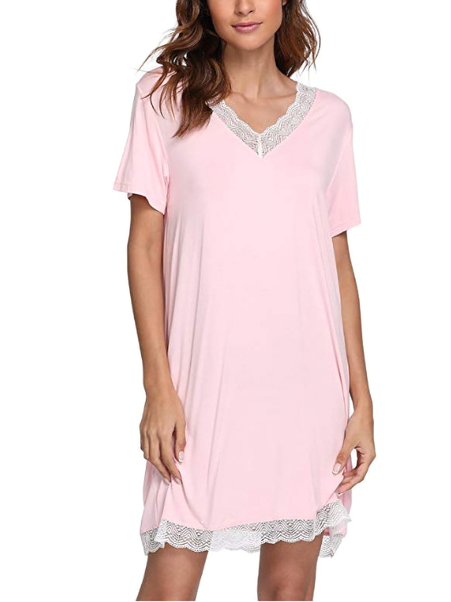XL New Ladies Novelty Kaftan Nightie Womens Pyjama Dress Top T-shirt Size S