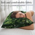 thumbnail image 5 of Forest Pillow Covers, Linen Long Throw Pillow Case, Nature Green Tree Spring Scenic Woodland Holiday Pillow Protector Decorative Cushion Cover for Living Room/Bedroom 20" x 26", 5 of 8