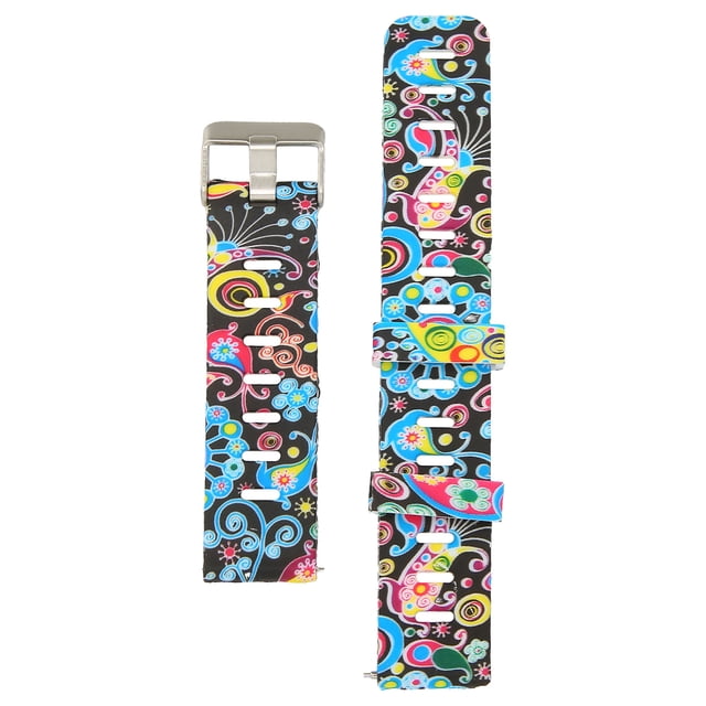 Watch Bracelet, Flexible Adjustable Smartwatch Silicone Bands For GTR 3 Smartwatch Blue Rose,Color Paint,Leopard,Peacock
