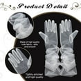 thumbnail image 3 of Women's Long Gloves Mesh Tulle Gloves 27'' Sheer Party Opera Gloves Elbow Length Gloves for Wedding Bridal Dance Party, 3 of 7