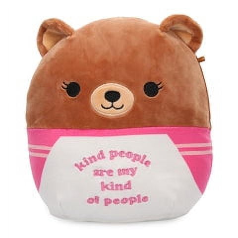 Squishmallows 8" HILARY the Bear Kind Series Kind People Are My Kind of People - Official Kellytoy Ultrasoft Plush Toy