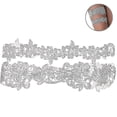 thumbnail image 2 of 2 Pcs Wedding Garter Set Black Bridal Lace Garter Belt, 2 of 5
