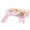 Pink,Twin-XL, variant on Bellemave Twin Loft Bed with Storage Shelves, LED Lights, Full-Length Guardrails, Solid Wood Frame, No Box Spring Needed, Available in Nautral