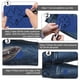 thumbnail image 3 of Ounissouiy Paquete de 10 pantalones de ropa de de hierro, chaqueta vaquera, abrigo, bufanda, parches de costura DIY, tela, artesanía, accesorios de Tela de costura y artesanía Ounissouiy BFH000611-00, 3 of 6