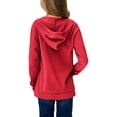 thumbnail image 2 of Sherrylily Kids Girls Fleece Hoodies Cute Hooded Sweatshirts with Pockets 4-15 Years, 2 of 3