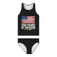 CAIXIA 4Th Of July Swimsuits Girls Teen Bathing Suit Color Block 250 ...
