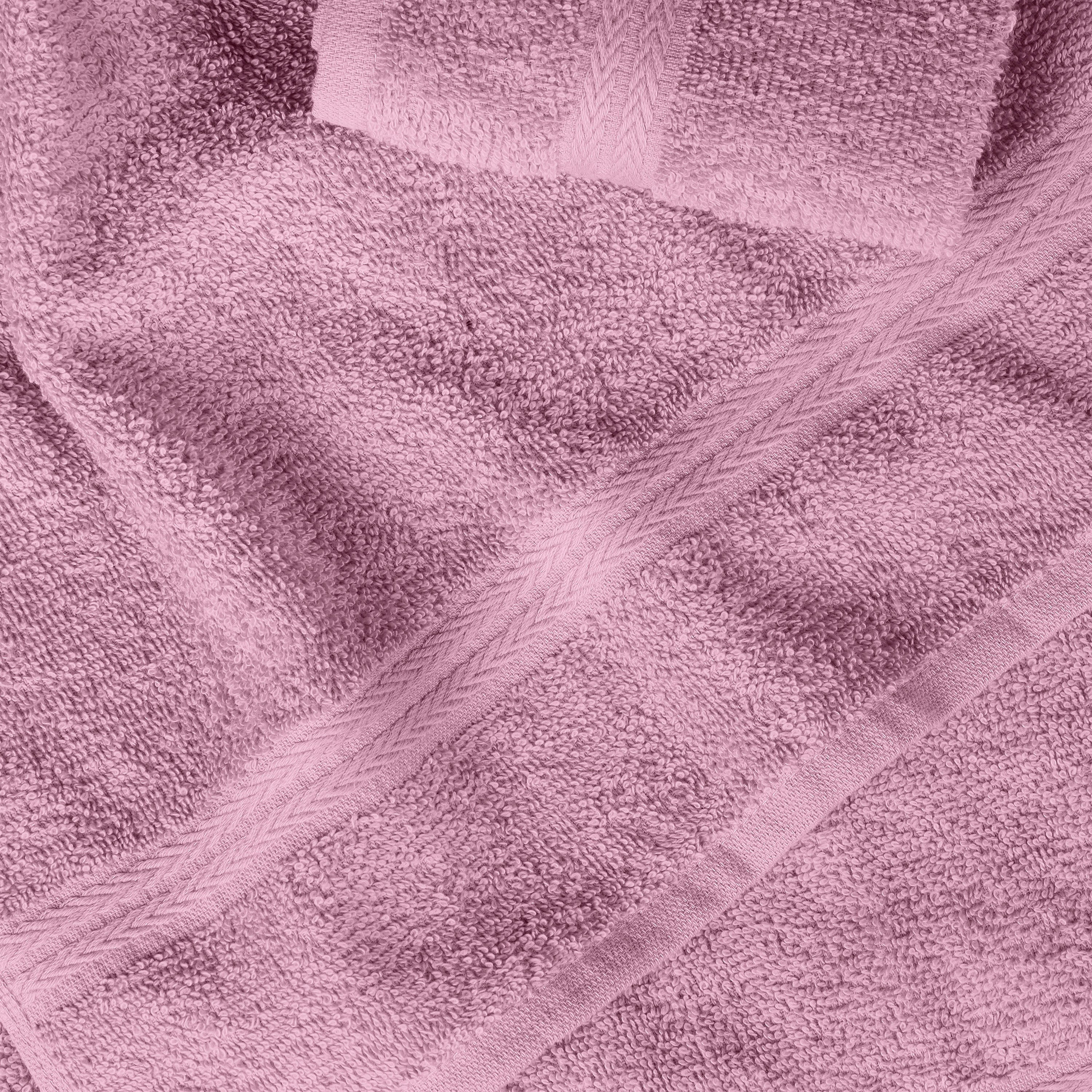 Superior Miami 100% Cotton Lightweight 6-Piece Towel Set, Lilac