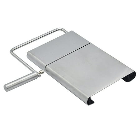 

jiawei Stainless Steel Wire Cheese Butter Slicer Cutter Cutting Board Kitchen Tool