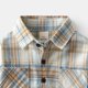 thumbnail image 5 of Blusa y camisa de manga larga con cuello vuelto para niñas de mediana edad y pequeñas, camisa de manga larga con cuello redondo, bolsillos y parte inferior suelta, blusa para niños, 5 of 6