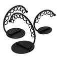 thumbnail image 1 of EXHUMKY 1Jgo Rack Organizador De Pendientes Negro Creativo Con Multiahílos Para Exhibición, 1 of 8