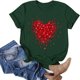 thumbnail image 5 of Blusas de Manga Corta para las Mujeres Divertida Impresión Cuello Redondo Camiseta Vintage, Blusas de Primavera para las Mujeres, 5 of 8