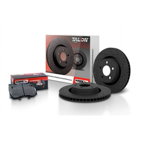 Hawk Performance Hkc4896.712B Talon Street Rotor And Brake Pad Kit Fits Focus