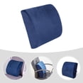thumbnail image 3 of CIMAXIC Almohada Lumbar De Y Espuma Cómoda Color Azul Para De Oficina En Casa, 3 of 8