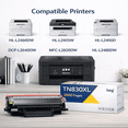 thumbnail image 3 of TN830XL Toner Cartridge Black High Yield Replacement for Brother tn830 HL L2460DW L2405W L2400D L2480DW DCP-L2640DW MFC-L2820DW Laser Printer(2 Pack), 3 of 8