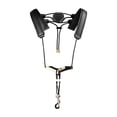 thumbnail image 3 of MERIGLARE Sax Harness Saxophone Strap Adjustable with Protective Metal Buckle Stable Soft Black, 3 of 9