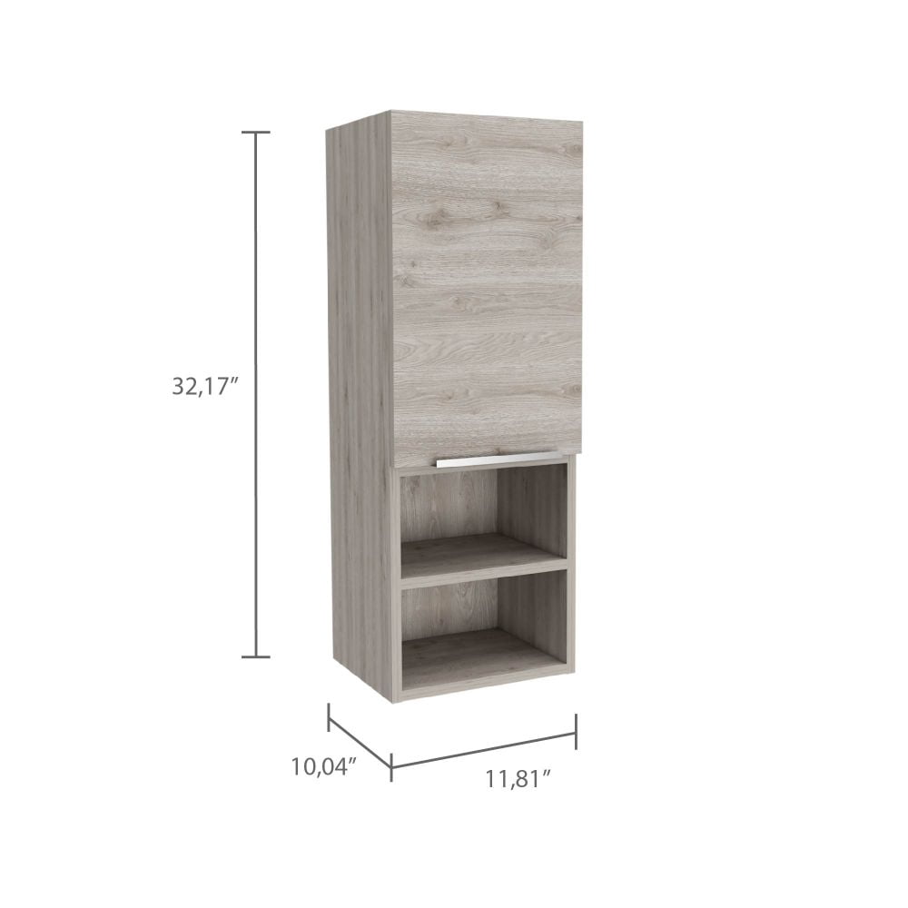 Boahaus Lisboa Medicine Cabinet (Light Grey)