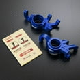 thumbnail image 3 of Vogacara RCGOFFLOW-portador de buje de dirección duradero, aleación de aluminio, nudillos de bloque de dirección para 1/5 Rc, portador de Kits de construcción modelo Azul oscuro, 3 of 5