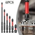 thumbnail image 5 of 6Pcs 25-150Mm Non-Slip Drill Bits Ph2 Magnetic Batch Head Cross Screwdriver Drill Bits For Electric Screwdrivers 2Pcs 50Mm Fangkenuo, 5 of 6