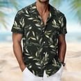 thumbnail image 2 of Wrtxtat Hawaiian Shirt for Men Floral Tropical Printed Casual Lapel Short Sleeve Button Down Shirts Cozy Summer Beach Cruise Vacation Aloha Shirt Multicolor#23 S, 2 of 8