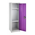thumbnail image 2 of AdirOffice Casier Simple en Acier 48 Po. H x 15 Po. L Violet 2 Pack, 2 of 13