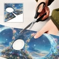 thumbnail image 6 of Yayeee Faucet Mat for Kitchen Sink 30" Diatomite Long Splash Guard Pad, Floral Moon, 6 of 7