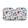 thumbnail image 6 of Honeii Fourth Of July Party Print Car Sunshade for Windshield,Car Cover Sunshade Protector,Foldable Front Window Sun Visor,Fits Cars, SUVs, Trucks, 6 of 6