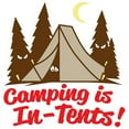thumbnail image 3 of CafePress - Camping Is In Tents Light T Shirt - Men's Classic Graphic T-Shirt, 3 of 4