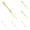 Silver + Gold, variant on Butter Knives 2 Pcs Stainless Steel, Cheese Butter Spreader Knife Set for Cold Butter Cream Cheese Jam Pastry, Multipurpose Kitchen Utensil for Spreading and Serving, Gold, One Size