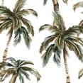 thumbnail image 6 of PIKWEEK Table Cover Palm Leaves with Lush Branches and Leaves, Tropical Jungle Palm Leaves with Charming Colors White, 6 of 8