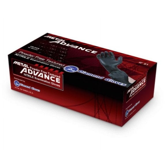 Large - 5mil Premium Black Nitrile Gloves - Powder-Free, Latex-Free, Chemical-Resistant Gloves for Medical, Industrial, and Personal Use (100 ct)