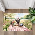 thumbnail image 4 of Happy Mother's Day Pug with Sweets and Flowers at a Picnic Doormat Dog Lover Gifts Indoor Outdoor Welcome Mat - 13005, 4 of 5