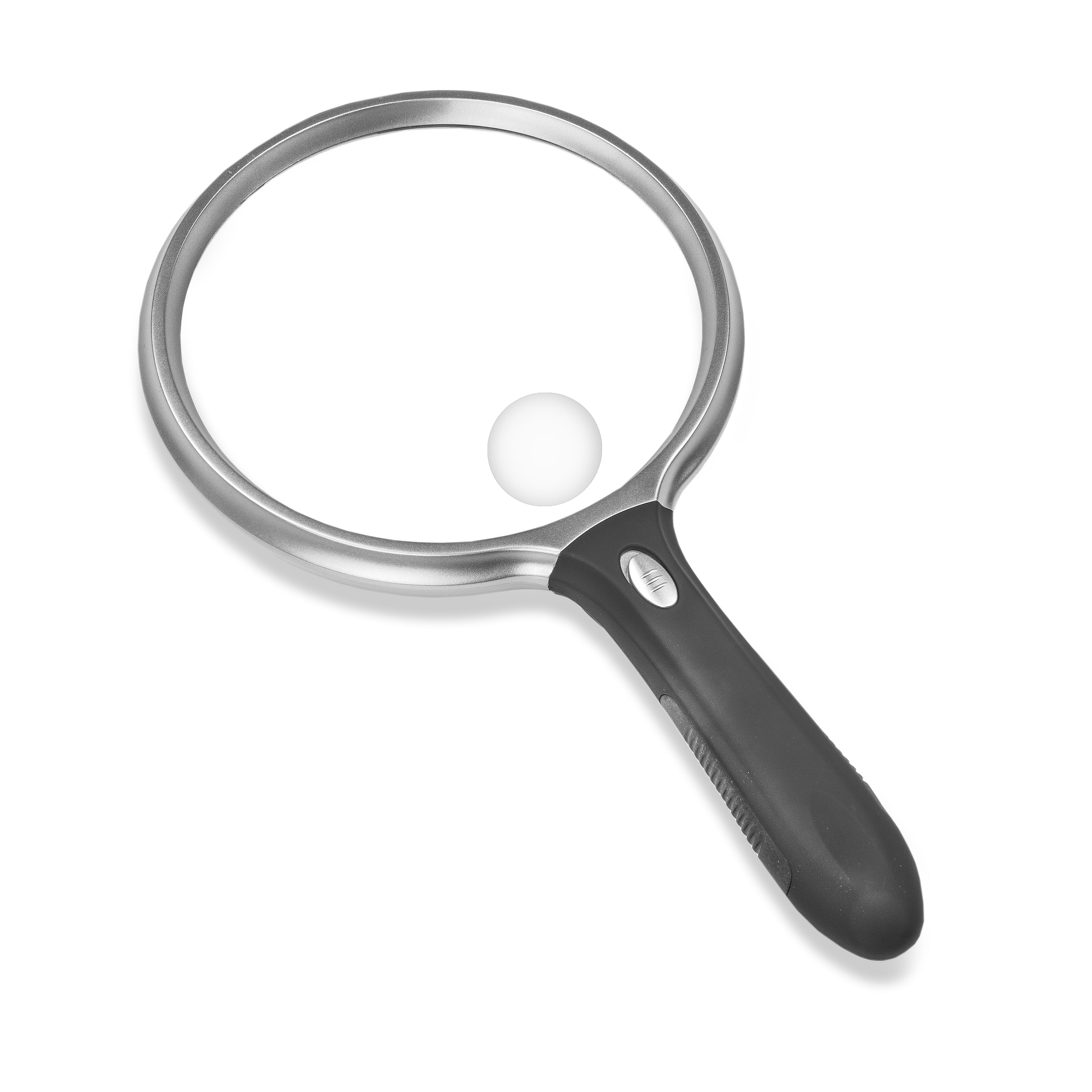 Carson HandHeld LED Lighted 1.5x Oversized Magnifier with 4.5x Spot Lens Great for Reading, Crafts, and Hobbies