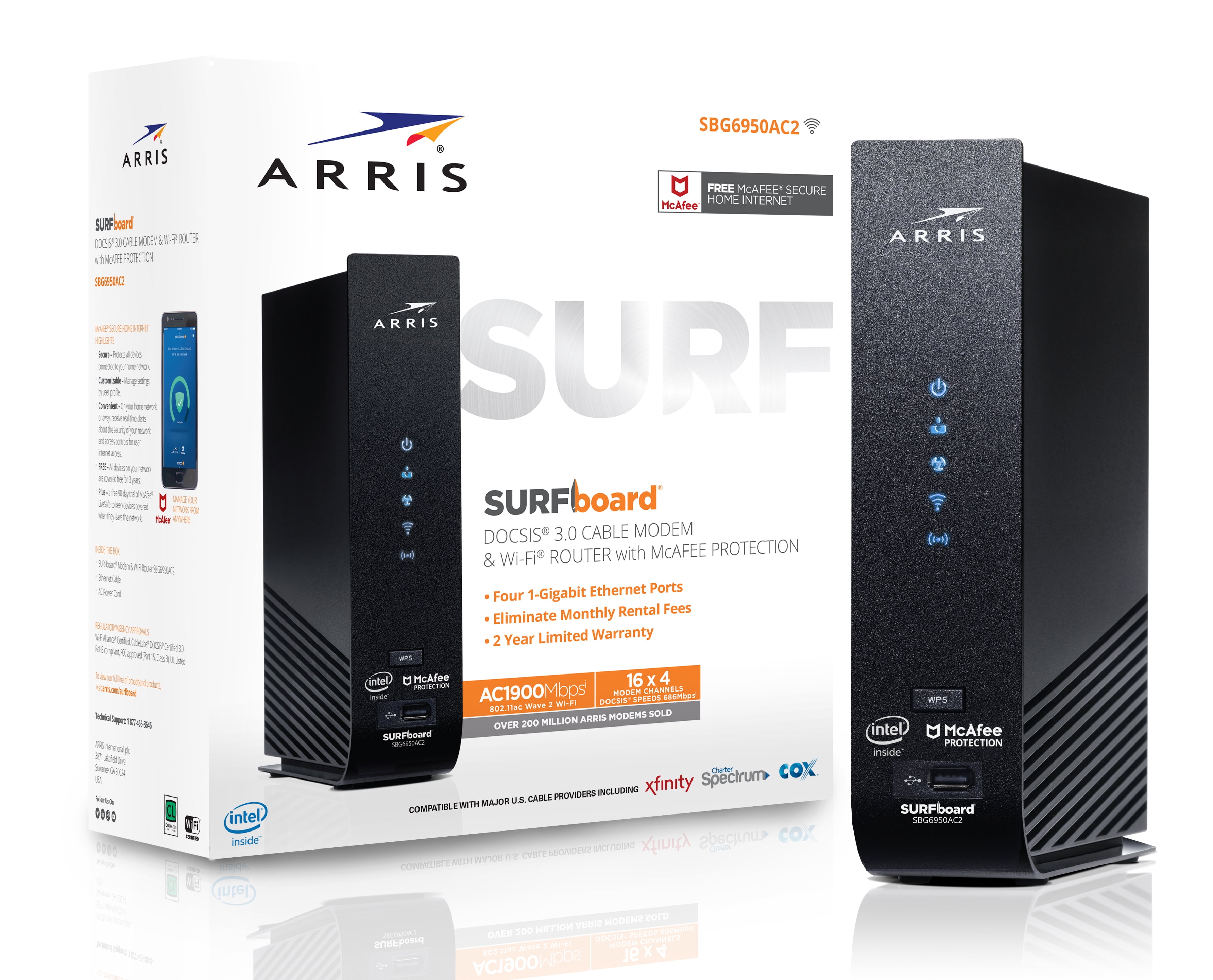 Other Internet Options Besides Xfinity ARRIS SURFboard 16x4 Cable Modem with AC1900 WiFi Router. Approved for